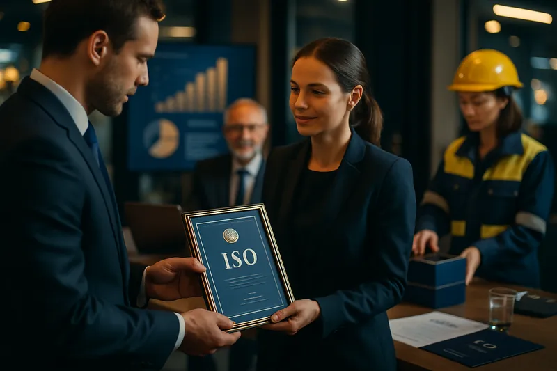 Сертификат ИСО 9001 (ISO 9001) для тендеров и госзакупок — иллюстрация